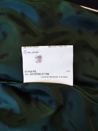 Abrigo de lana de Thomas Burberry.