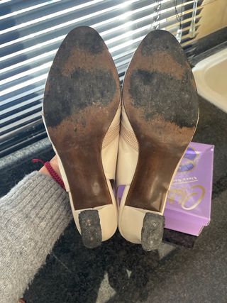 Sandalia blanca mujer piel talla 39