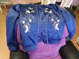 Chaqueta bomber beisbolera