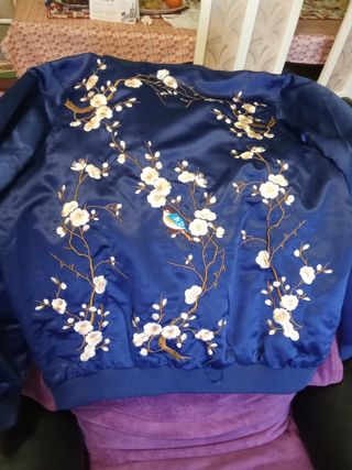 Chaqueta bomber beisbolera