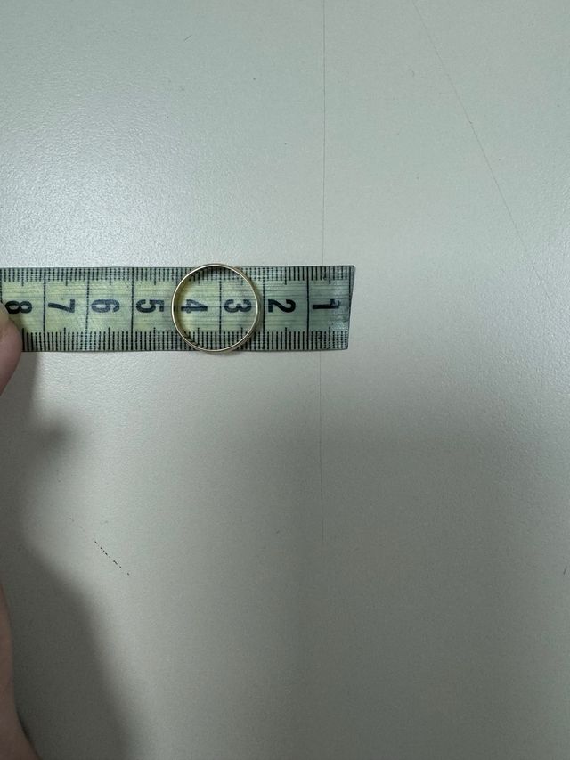 Alianza de oro 18 k bicolor