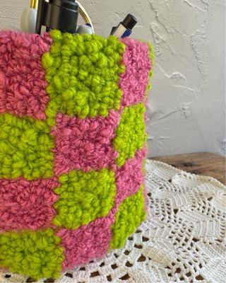 Vaso bordado handmade