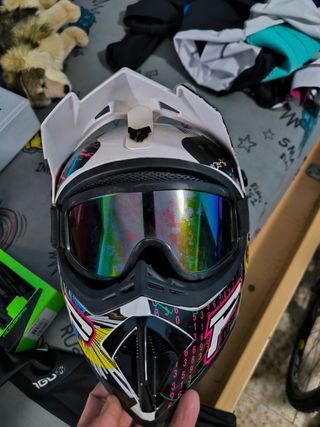 Casco Integral Motesen nuevo + gafas TS