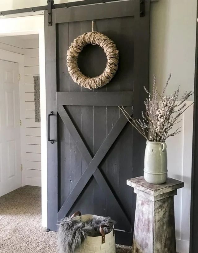 Puertas granero madera maciza