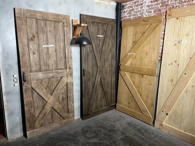 Puertas granero madera maciza