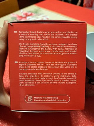 Tazza 'scaldamani' 🍵