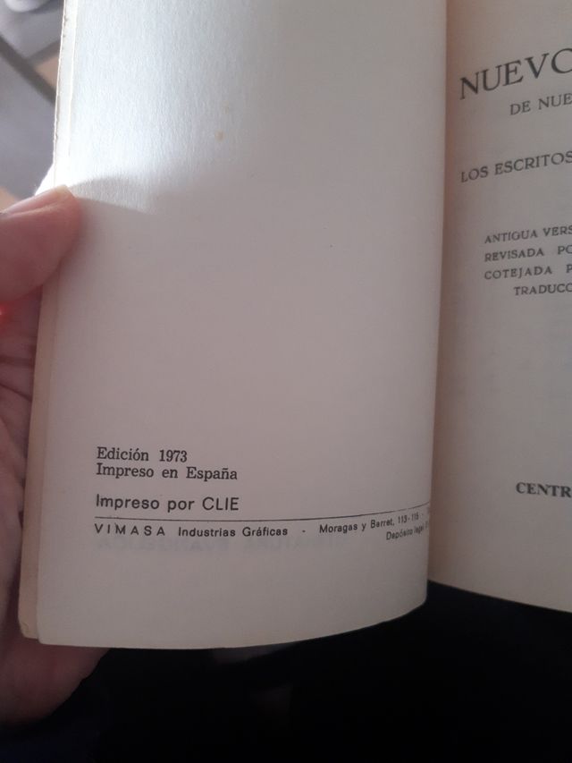 El nuevo testamento edición 1973