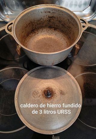 Caldero de hierro fundido