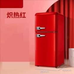 Nevera vintage Frigorífico Combi de estilo Retro