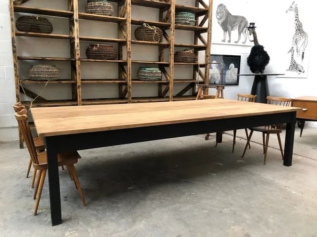 Mesa madera 2,5 metros madera