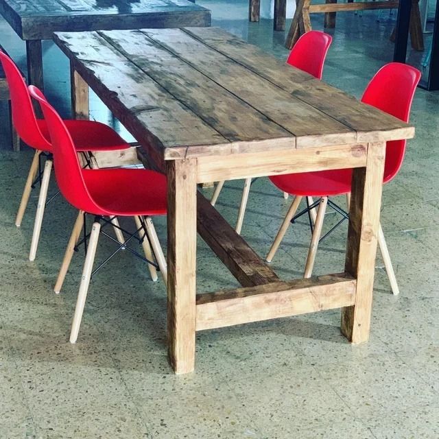 Mesa madera maciza