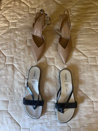 Zapatos nuevos del zara y sandalias  talla 42