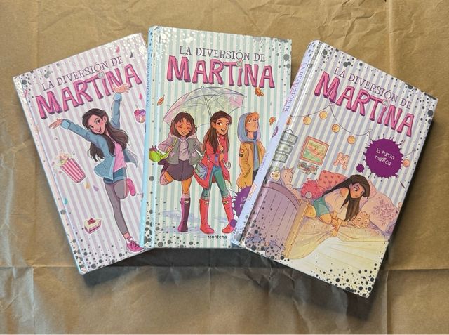 Lote libros 1 2 y 3 La Diversión de Martina
