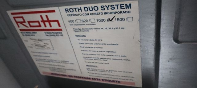 Bidón de 1000L  con 200L  de gasoil