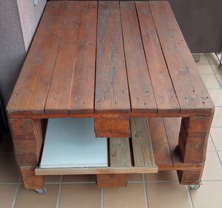 Mesa de palet Europeo C/ ruedas