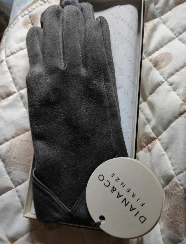 Guanti donna eco camoscio Diana & Co.