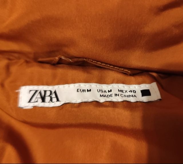 Piumino imbottito taglia M Zara