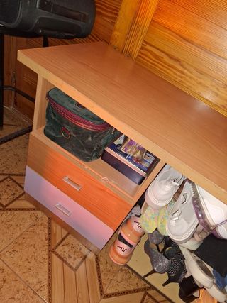 Escritorio y zapatero