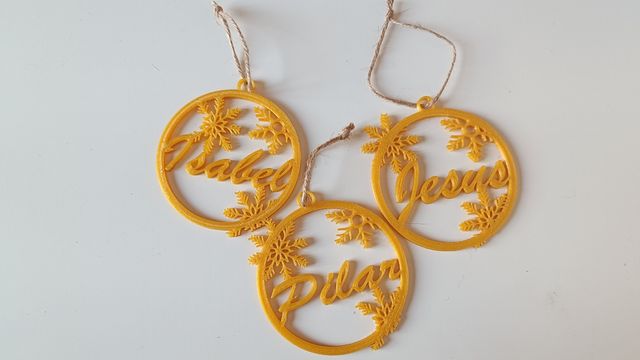 Bolas de navidad personalizadas