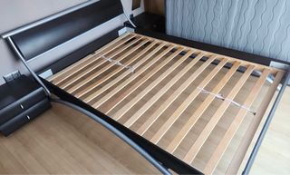 Cama somier 2 mesitas comoday colchon