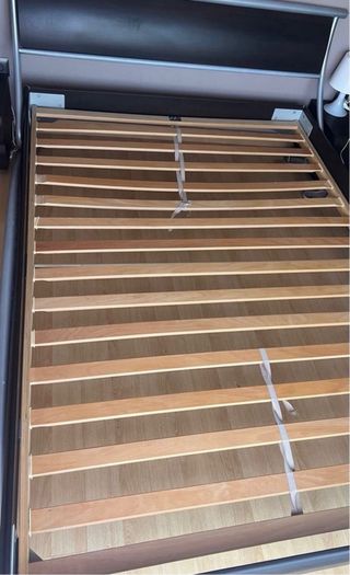 Cama somier 2 mesitas comoday colchon