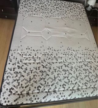 Cama somier 2 mesitas comoday colchon