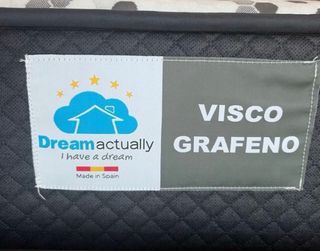 Cama somier 2 mesitas comoday colchon