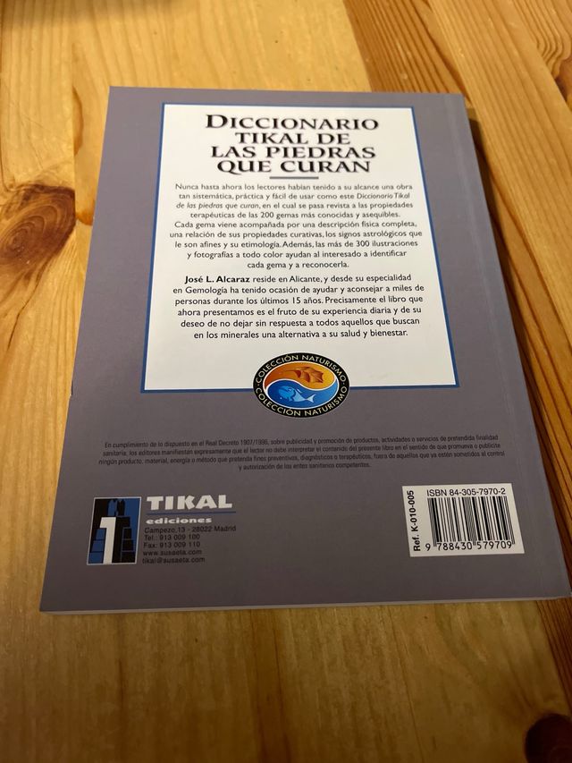 Diccionario Tikal de las piedras que curan Naturi