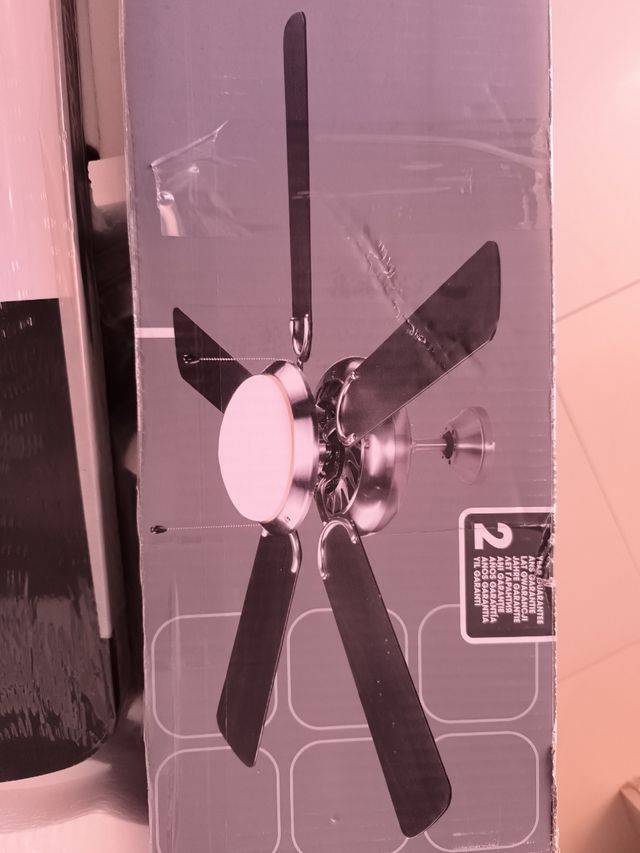 Ventilador techo sin mando