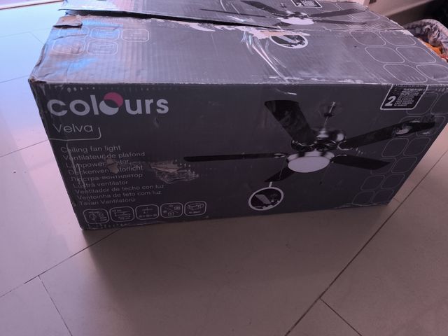 Ventilador techo sin mando