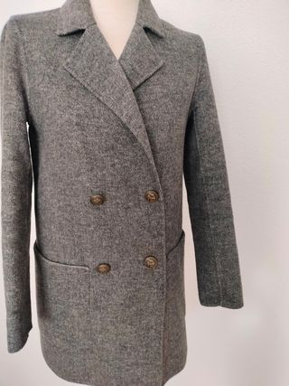 Abrigo doble faz Zara Talla 34