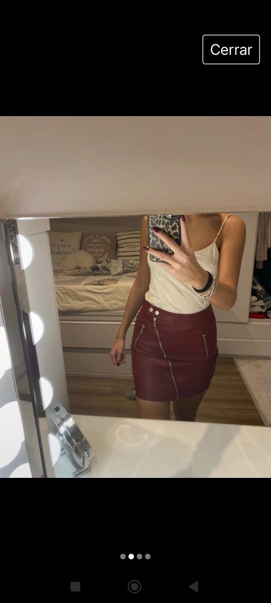 Falda Stradivarius talla S