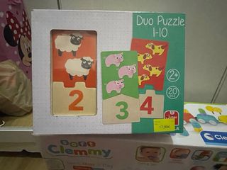 Puzzle madera nuevo bebé