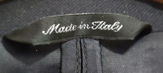 Cappotto blu scuro classico Marzotto