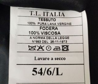 Cappotto blu scuro classico Marzotto