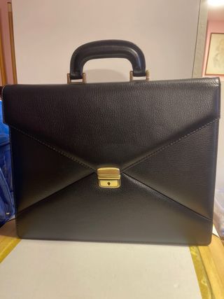 Maletín ejecutivo de piel nuevo negro o marron