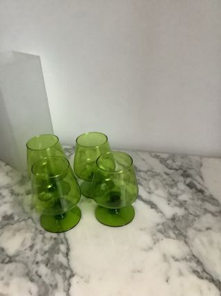 Copas de cristal vintage