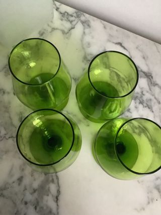 Copas de cristal vintage