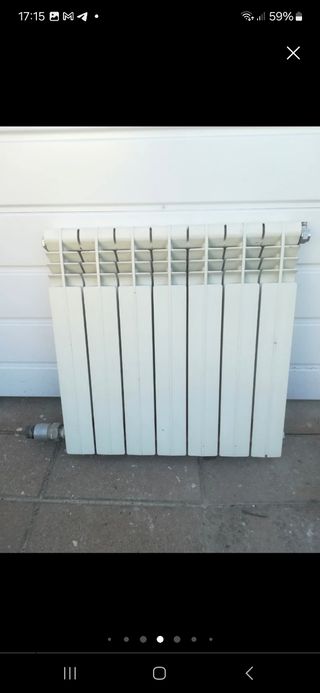 Radiadores aluminio calefacción caldera