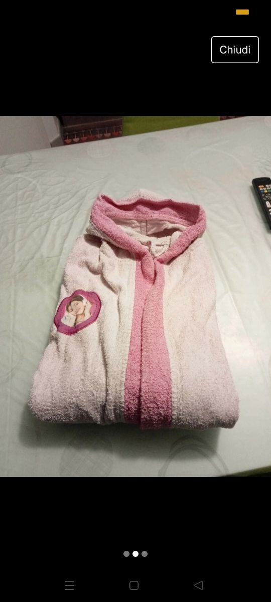 Accappatoio bambina