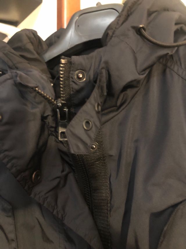 Piumino Zara donna con cappuccio