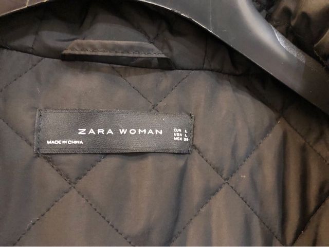 Piumino Zara donna con cappuccio