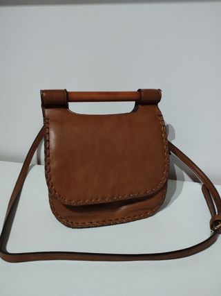 Bolso bandolera pequeña marrón