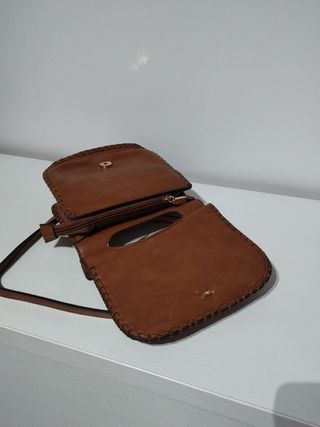 Bolso bandolera pequeña marrón
