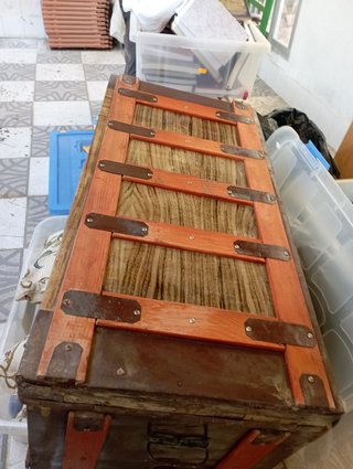 Baúl de madera de más de 100 años