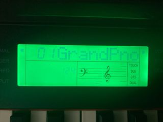 Piano electrónico Ringway