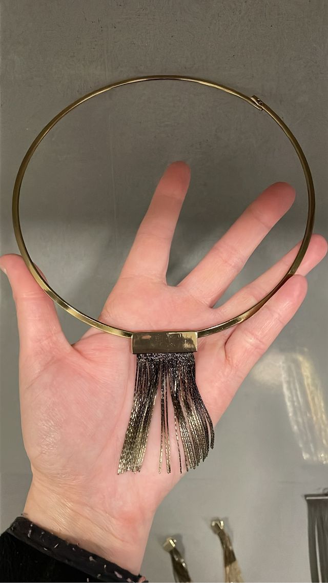 Adolfo Dominguez Conjunto collar pendientes pulser