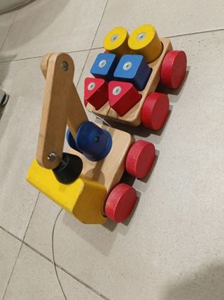 Grúa madera Ikea