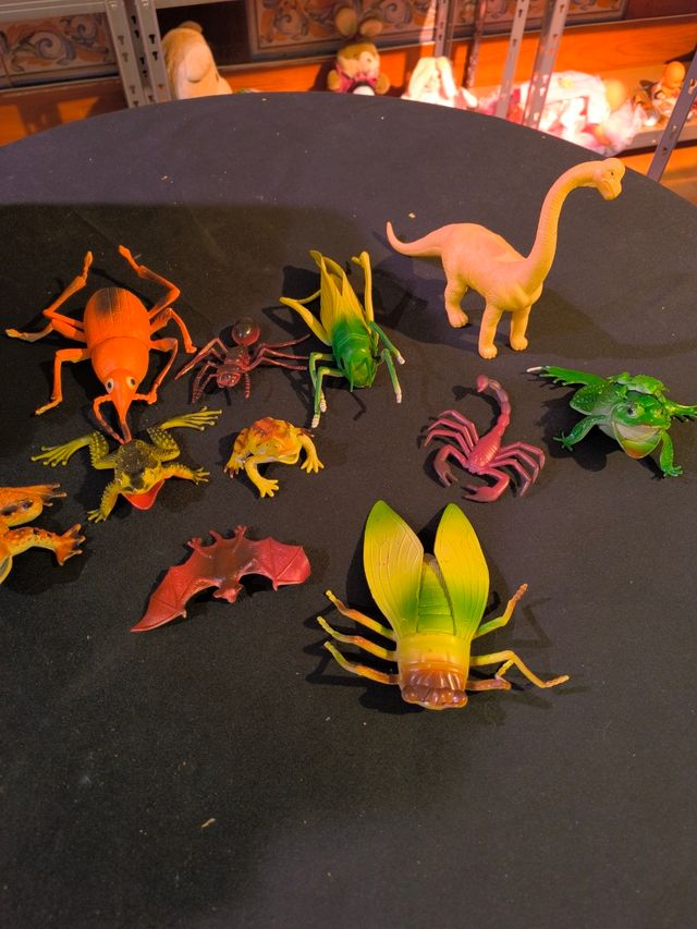 Lote de insectos de goma