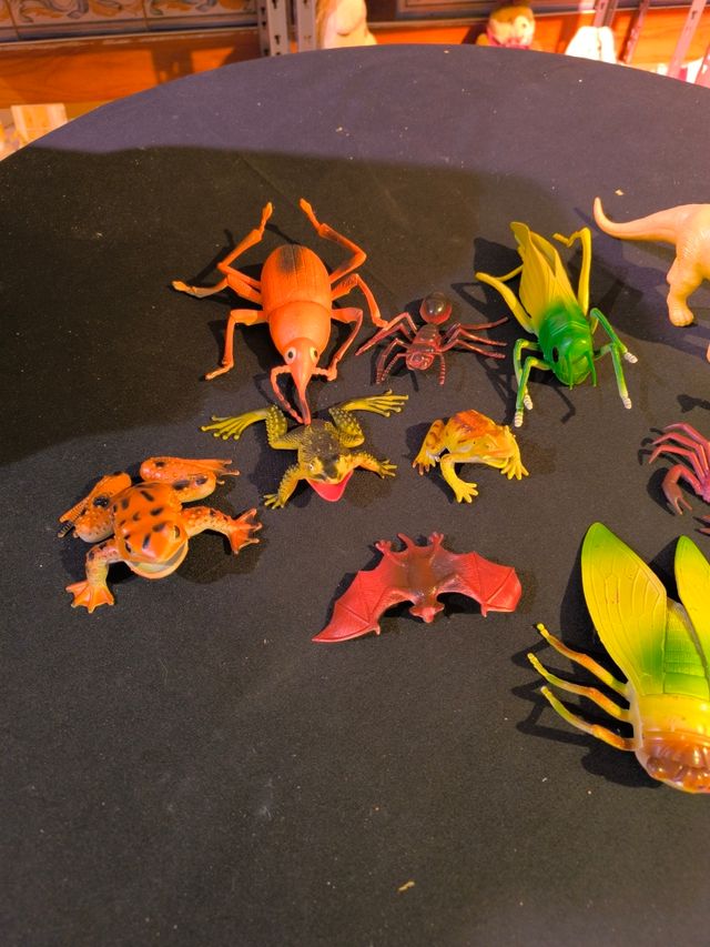 Lote de insectos de goma
